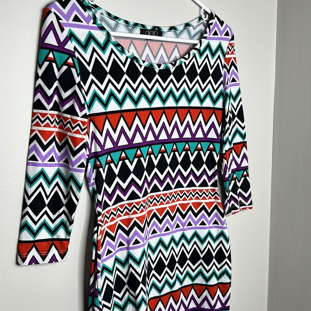 Deb dress - size small. 3/4 sleeves. Soft, stretch material. - Picture 4 of 4
